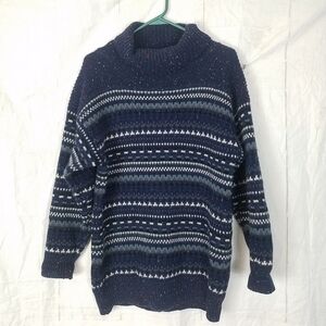 Vintage premier vision 100 %  Shetland wool turtleneck sweater